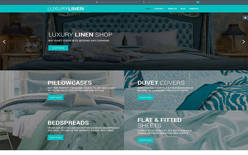 Σχεδίαση eshop ηλεκτρονικού καταστήματος Linen & Lace
